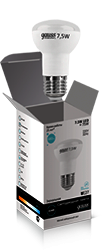 LD63228 Лампа Gauss LED Elementary Reflector R63 7.5W E27 4100K 1/10/40