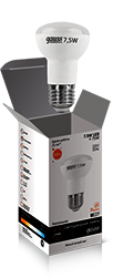LD63218 Лампа Gauss LED Elementary Reflector R63 7.5W E27 2700K 1/10/40