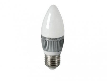 EB103102105 Лампа Gauss LED Candle 5W E27 2700K 1/10/100