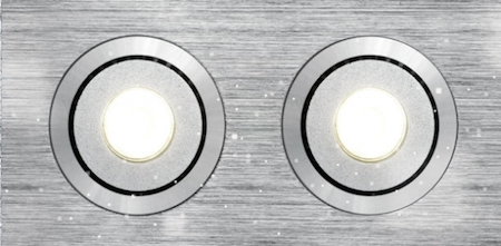 EB102001 Свет-к Gauss LED 2x3W 4100K (123x59x51 mm)