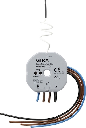 Gira 056500 Кнопочный радиокоммутатор мини
