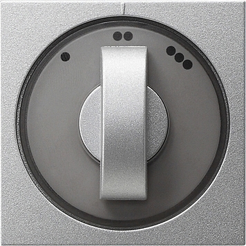 Gira 066526 Afdekking 3-standen-schak. Systeem 55 kleur aluminium