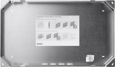 207600 Монтажная коробка скрытого монтажа для Gira Control 19 Client