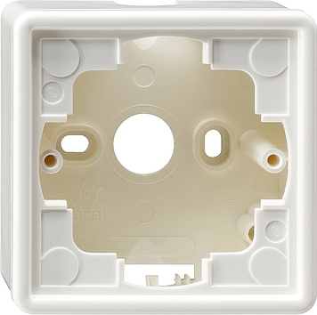 Gira 050140 Opbouwbehuizing 1-voudig (m/13x25) S-Color zuiver wit
