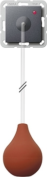 Gira 591328 Oproepknop pneumatisch Systeem 55 antraciet