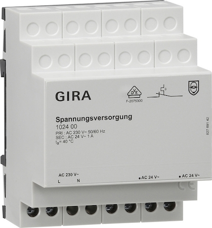 Gira 102400 Блок питания 24В