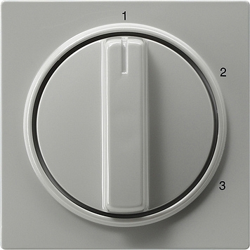 Gira 066842 Afdekking draaiknop 3-standen 1/2/3 S-Color grijs