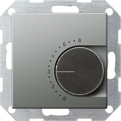 Gira 039720 Терморегулятор с переключающим контактом на 24V/10 (4)A