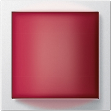 2940112 Kamersignaallamp rood Gira F100 zuiver wit
