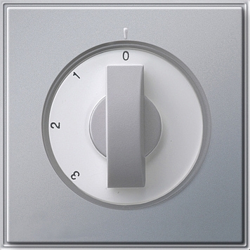 066565 Afdekking 3-standen-schak. Gira TX_44 (SW IB) kleur aluminium