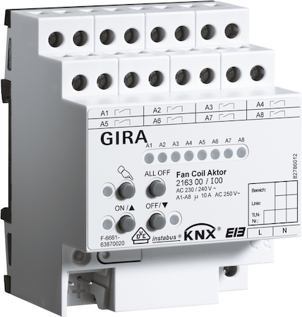 Gira 216300 Устройство управления фанкойлами