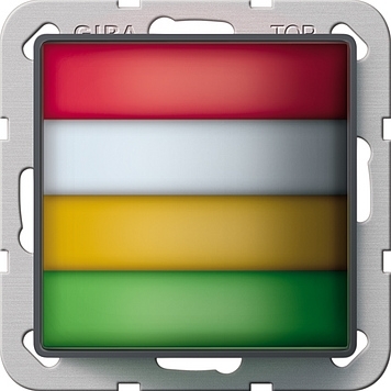 2944202 Kamersignaallamp rood,wit,geel,groen Gira E22