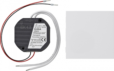 Gira 2969112 Netgelijkrichter IB 250 mA F100 zuiver wit