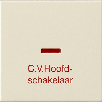 Gira 067701 Wip controle C.V.hoofdschakelaar Systeem 55 crème wit