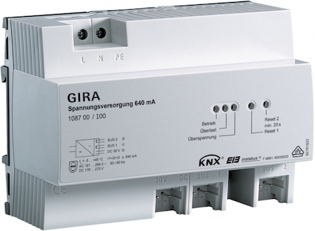 Gira 108700 Блок питания 640мА