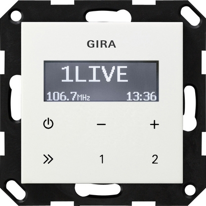 Gira 228403 Рад. скр. мон. RDS без громкоговорит.