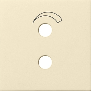 0264111 Afdekking Ackermann 73120 H Gira F100 crème wit