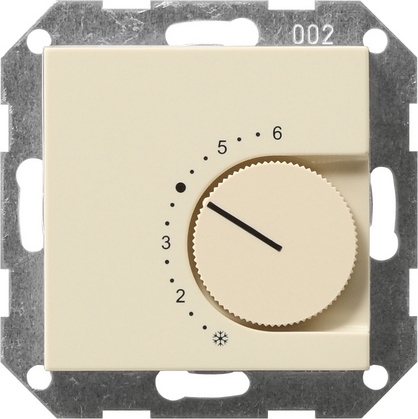 Gira 039701 Терморегулятор с переключающим контактом на 24V/10 (4)A