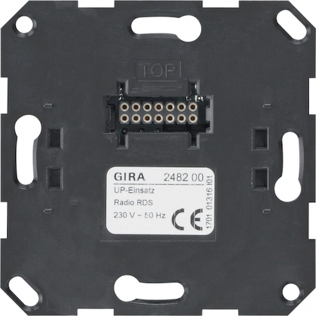 Gira 248200 Вставка скр. монт. Радиоприемник RDS Электр. устр-во