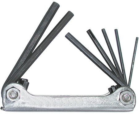 Haupa 100635 Allen key set 7-piece  AF  1/16-7/32