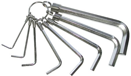 Haupa 100640 Allen key set 8-piece  WS 2,5-10