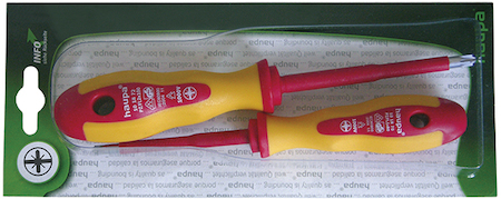 Haupa 101879 2-component VDE screwdriver set PZ/FL 1+2
