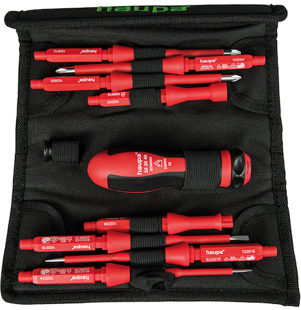 Haupa 102000 VDE screwdriver set interchangeable blades