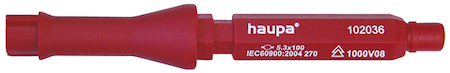 Haupa 102036 VDE spanner for switch cabinet round-wingsd