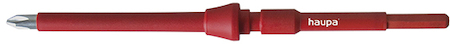 Haupa 102732 VDE blade Torque cross slotted PZ1 x 195 mm