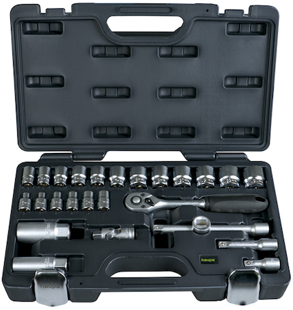 Haupa 110676 Socket wrench set  3/8  26-piece
