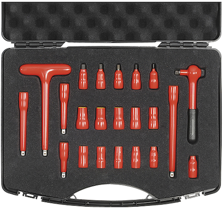 Haupa 110871 Tool Set 1000V   1/4  22-piece