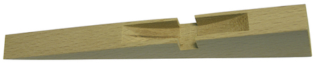 Haupa 120099 Expansion wedge wood with groove