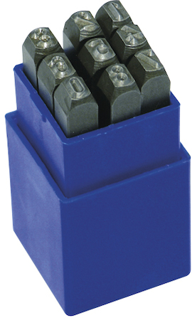 Haupa 130204 Stamp figures (numbers)  8 mm