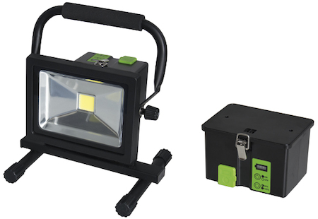 Haupa 130332/A LED floodlight HUPlight20 20 Watt+2. battery