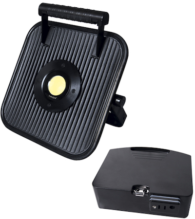 Haupa 130338/A LED floodlight HUPlight50 + 2. battery