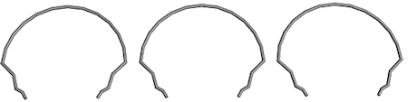 Haupa 143444 Set 3 clips "cable go"