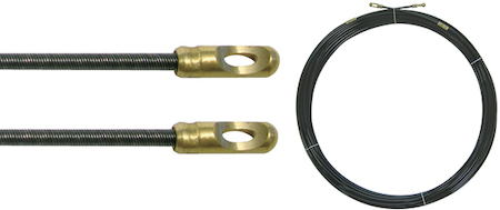 Haupa 150478 Perlon fish tapes 2 eyes, 2 springs 15 m Ø 4 mm