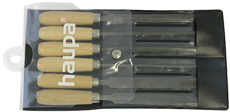 Haupa 190120 Warding file set DIN 7283 6-piece    100 mm