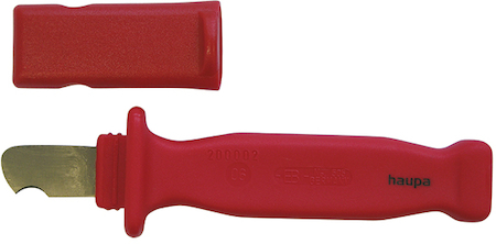 Haupa 200002 VDE Cable knife hook-shaped blade     35 mm