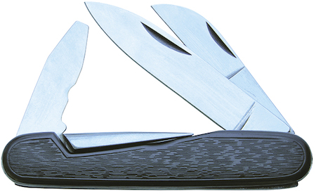 Haupa 200018 Cable stripping knife plastic scales type 4 60 mm