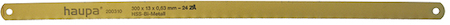 Haupa 200310 HSS metal hacksaw blades DIN6494  300 mm