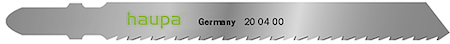 Haupa 200400 Jig saw blades for wood, plastic, 5-piece
