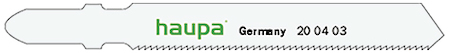 Haupa 200403 Jig saw blades for metal,         5-piece