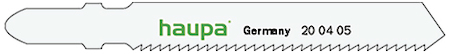 Haupa 200405 Jig saw blades for metal, corrugated 5-piece