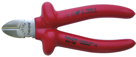 Haupa 210100 VDE diagonal cutters  165 mm