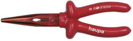 Haupa 210267 VDE Long chain nose pliers  200 mm