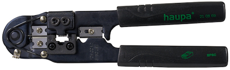 Haupa 210869 Crimping pliers unshielded modular plug 8 pin