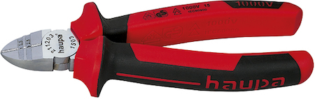 Haupa 211207 VDE diagonal stripping cutters  185 mm