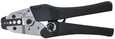 Haupa 211680 Crimping pliers coaxial connector