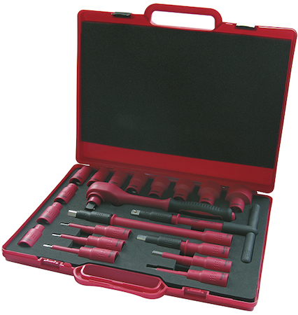 Haupa 220404 VDE insulation socket set  1/2' 'eco'